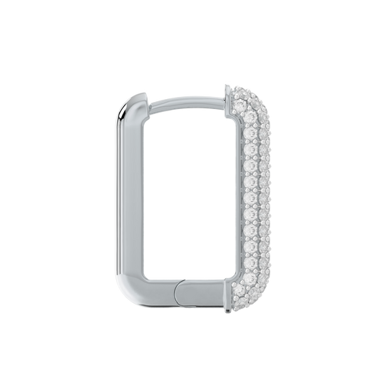 White Gold-Infinity Tapered Lab Diamond Studs_view=SIDE