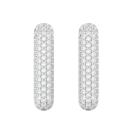 White Gold-Infinity Tapered Lab Diamond Studs_view=TOP