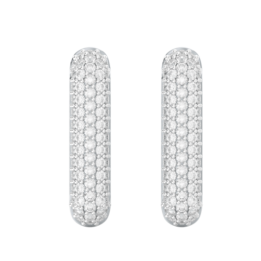 White Gold-Infinity Tapered Lab Diamond Studs_view=TOP