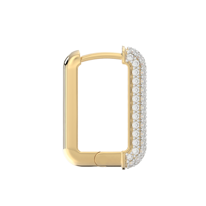 Yellow Gold-Infinity Tapered Lab Diamond Studs_view=SIDE