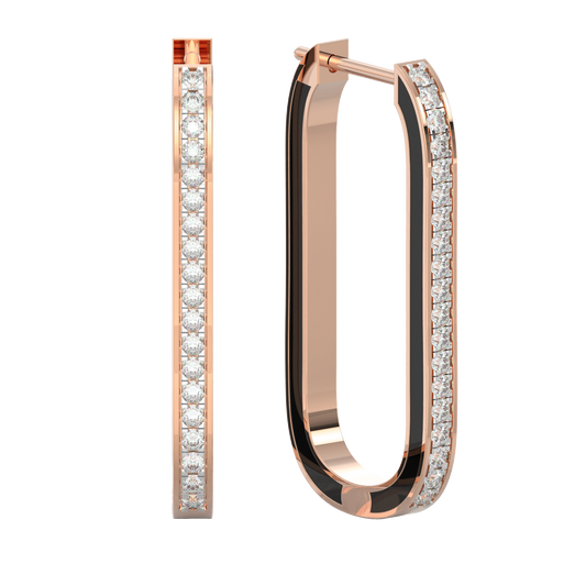 Pink Gold-Celestia Diamond Earrings_view=FRONT