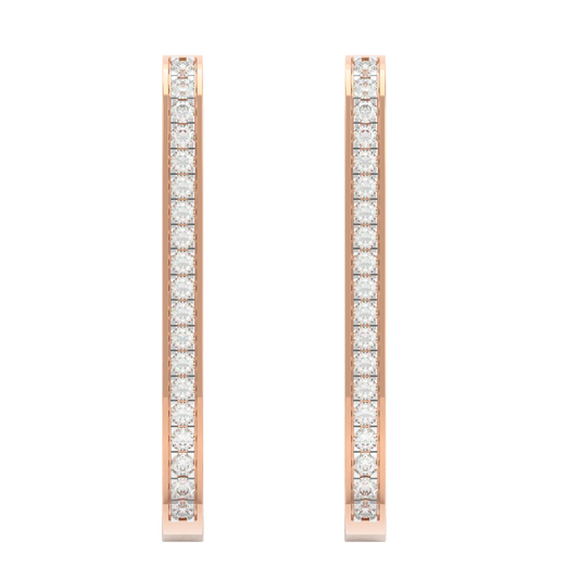 Pink Gold-Celestia Diamond Earrings_view=TOP