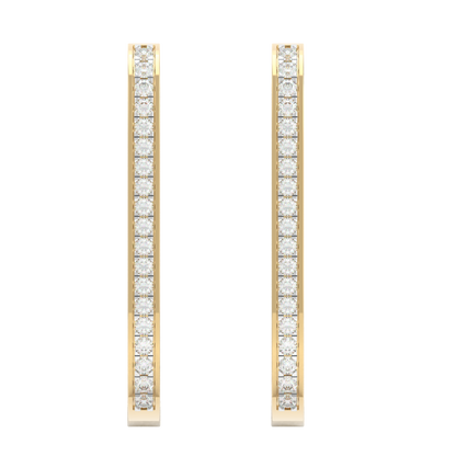 Yellow Gold-Celestia Diamond Earrings_view=TOP