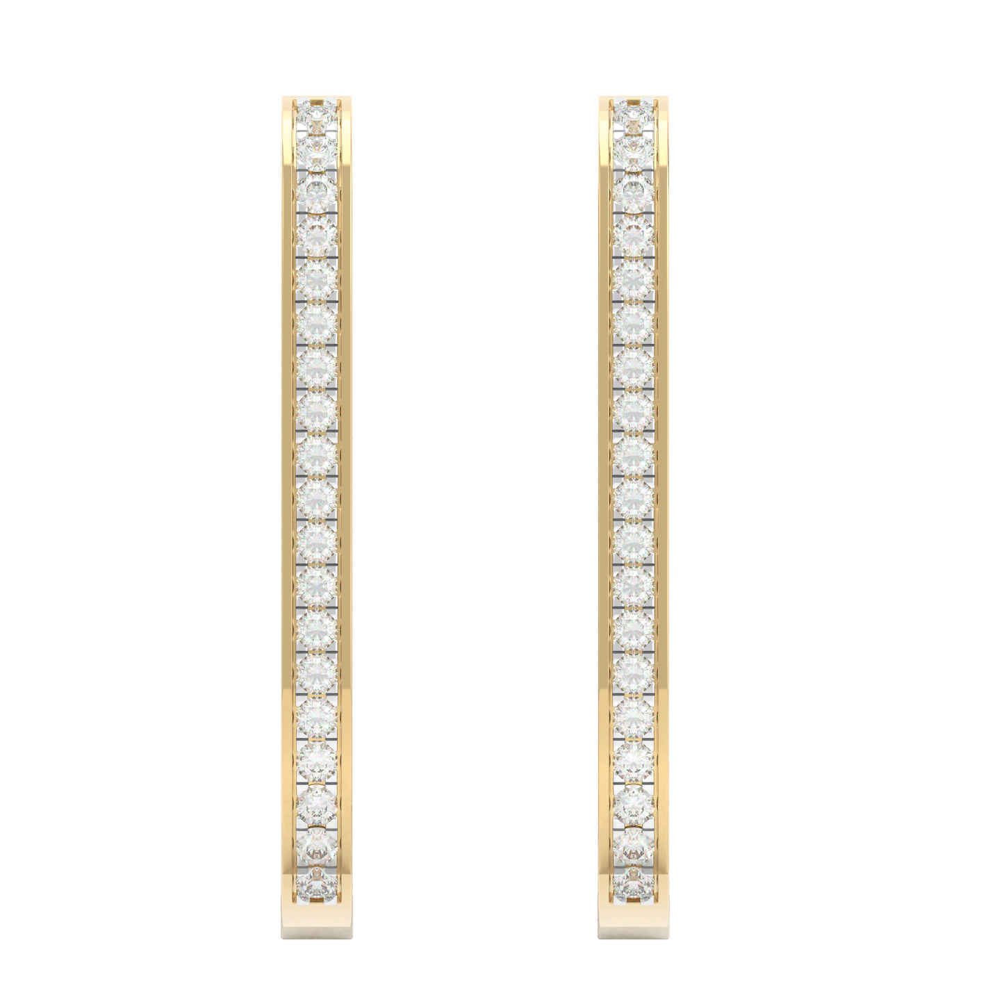 Yellow Gold-Celestia Diamond Earrings_view=TOP