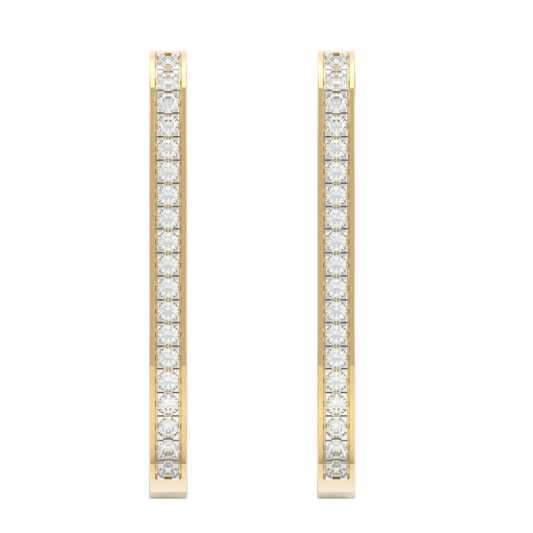 Yellow Gold-Celestia Diamond Earrings_view=TOP