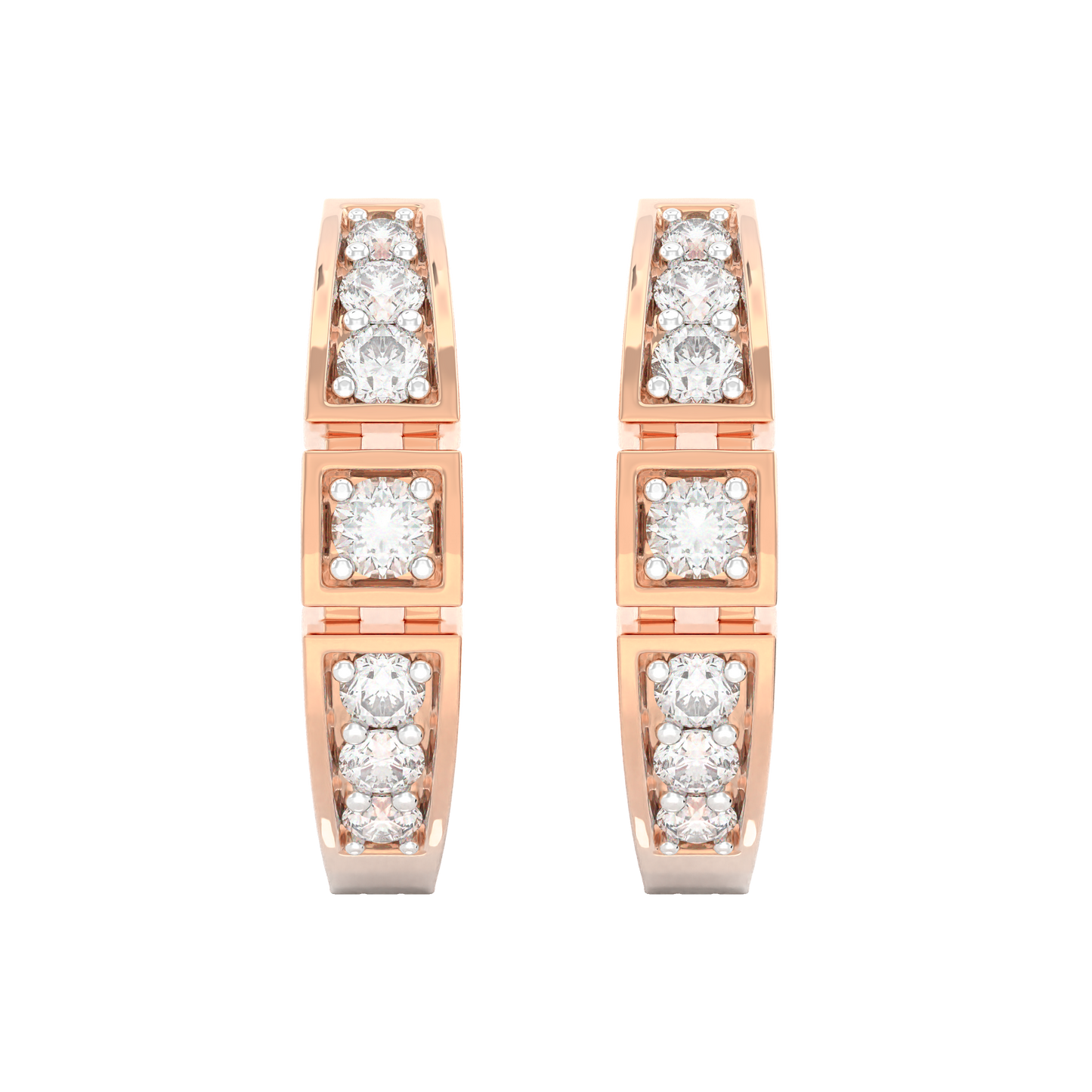 Pink Gold-Ethereal Petal-Inspired Lab Diamond Piece_view=TOP