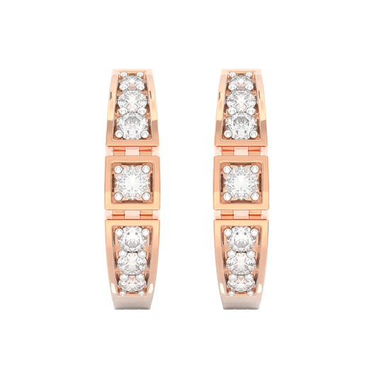 Pink Gold-Ethereal Petal-Inspired Lab Diamond Piece_view=TOP