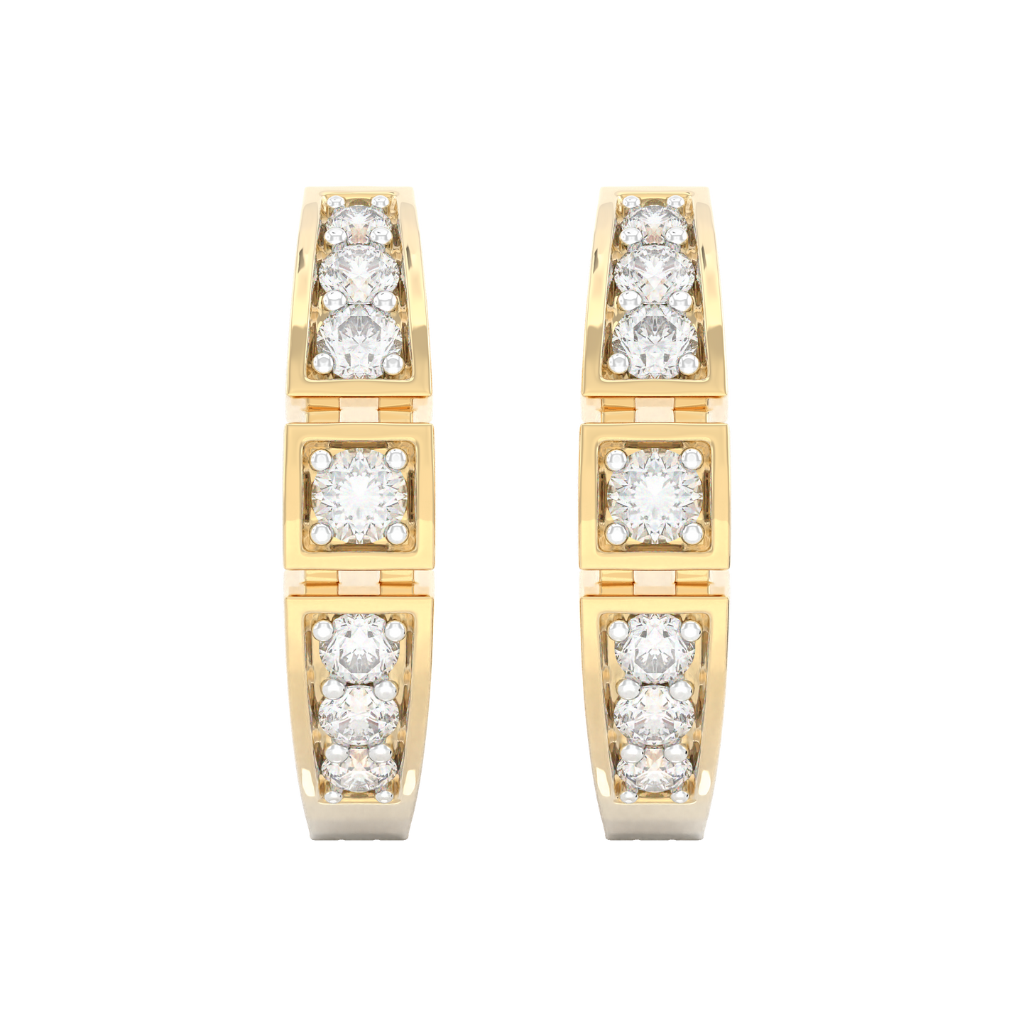 Yellow Gold-Ethereal Petal-Inspired Lab Diamond Piece_view=TOP