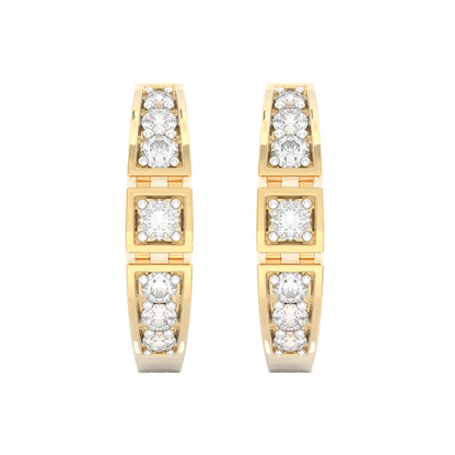 Yellow Gold-Ethereal Petal-Inspired Lab Diamond Piece_view=TOP