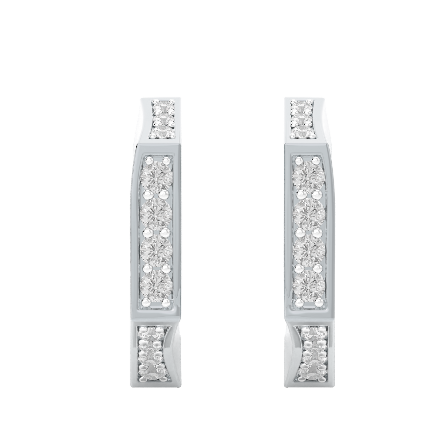White Gold-Celestial Classic Diamond Studs_view=TOP