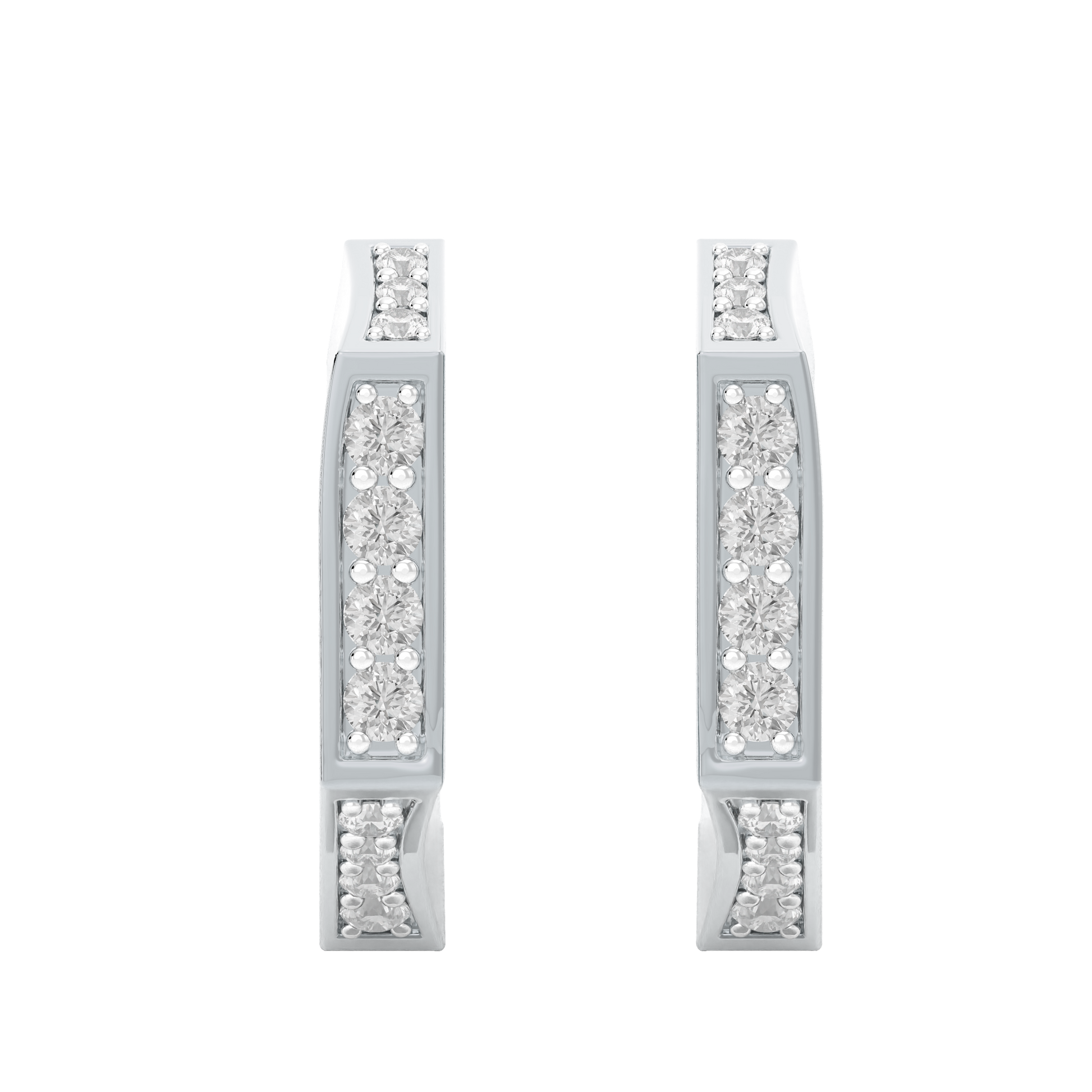 White Gold-Celestial Classic Diamond Studs_view=TOP