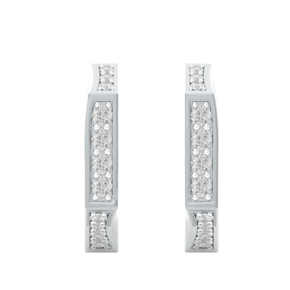White Gold-Celestial Classic Diamond Studs_view=TOP