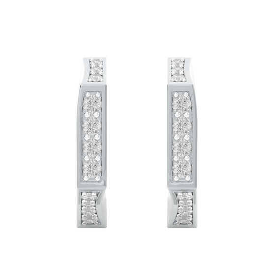 White Gold-Celestial Classic Diamond Studs_view=TOP