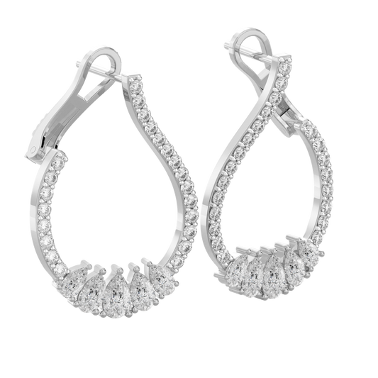 White Gold-Cosmic Soft Curve Lab Diamond Piece_view=3DV