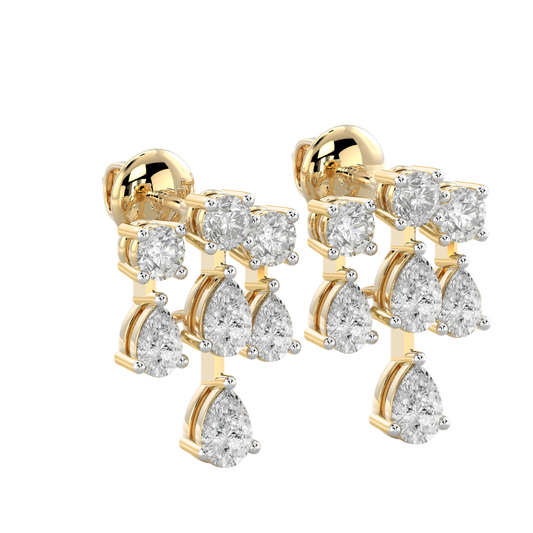 Yellow Gold-Nova Pendant & Earrings Set- Diamond Pendant_view=3DV