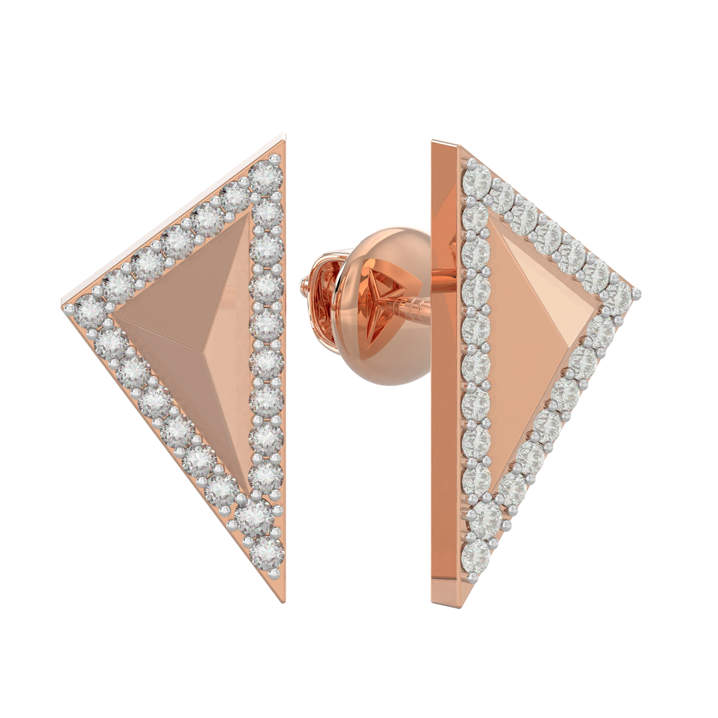 Pink Gold-Eclipse Piece Diamond Piece_view=FRONT