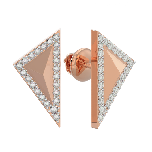 Pink Gold-Eclipse Piece Diamond Piece_view=FRONT