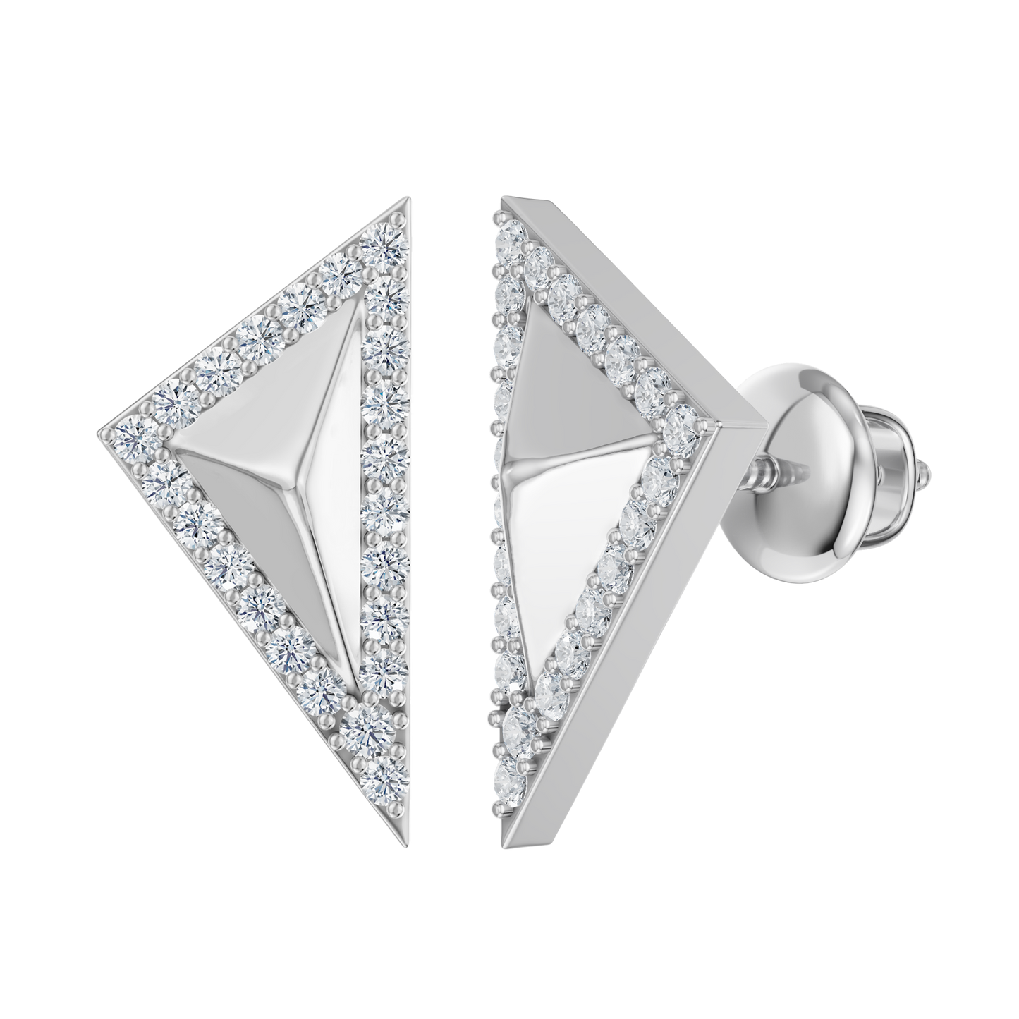 White Gold-Triad  Stud Earrings_view=FRONT