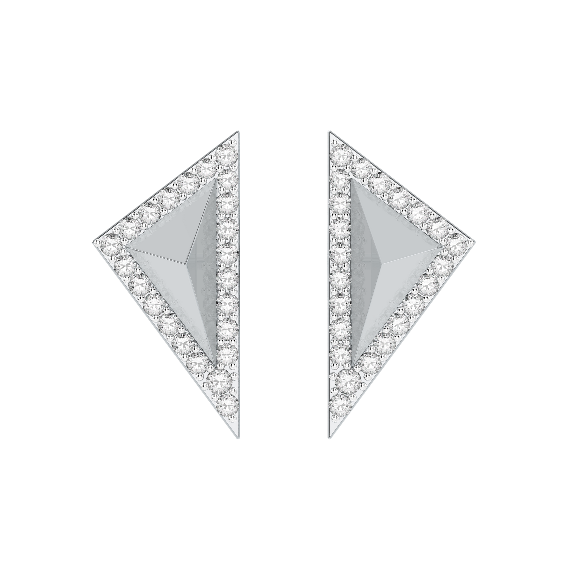 White Gold-Eclipse Piece Diamond Piece_view=TOP