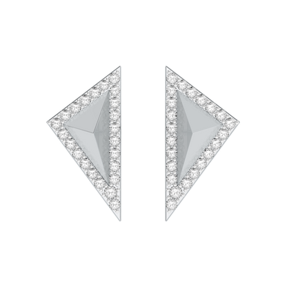 White Gold-Eclipse Piece Diamond Piece_view=TOP