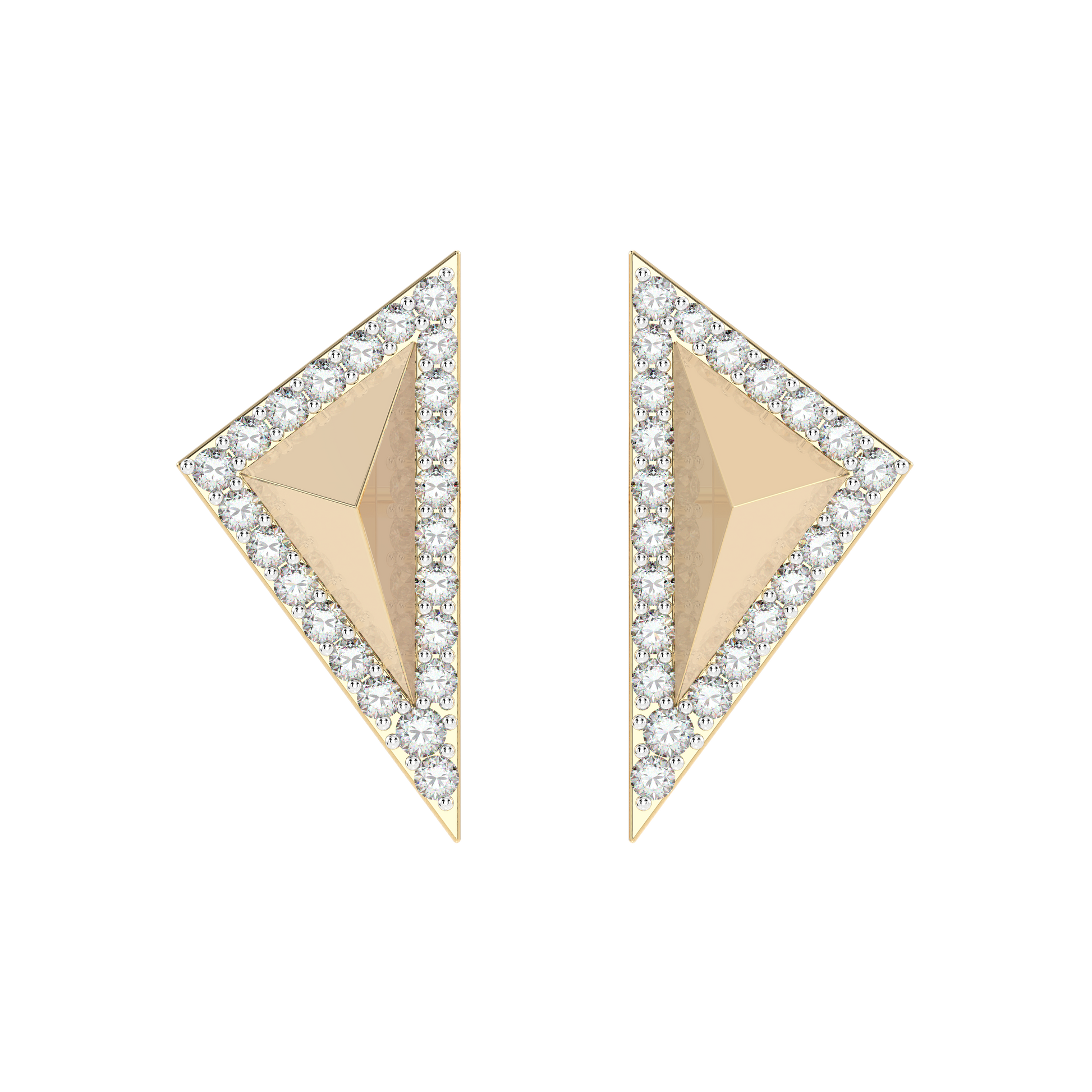 Yellow Gold-Eclipse Piece Diamond Piece_view=TOP