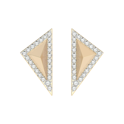 Yellow Gold-Eclipse Piece Diamond Piece_view=TOP