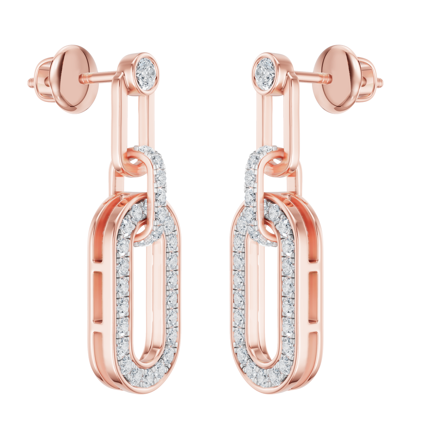 Pink Gold-Meridian Lab-Grown Diamond Drop Earrings_view=FRONT