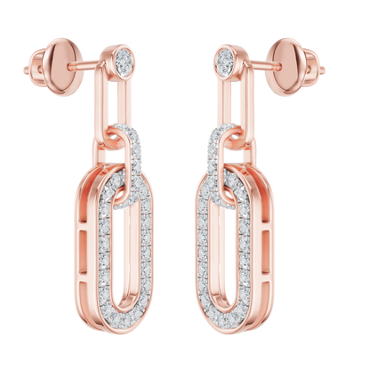 Pink Gold-Meridian Lab-Grown Diamond Drop Earrings_view=FRONT