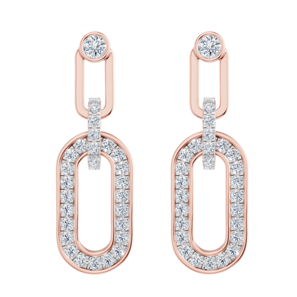 Pink Gold-Meridian Lab-Grown Diamond Drop Earrings_view=TOP