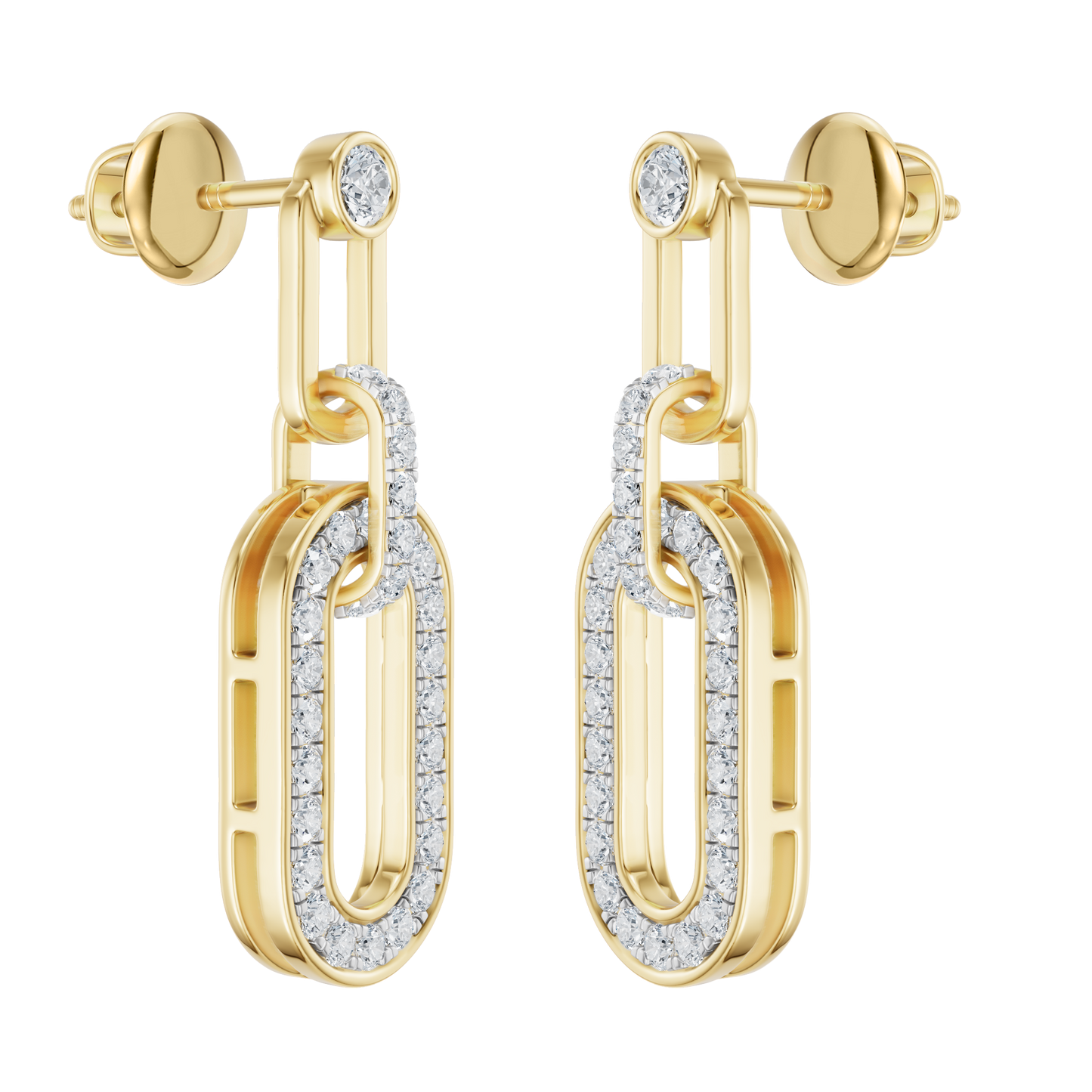 Yellow Gold-Meridian Lab-Grown Diamond Drop Earrings_view=FRONT