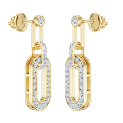 Yellow Gold-Meridian Lab-Grown Diamond Drop Earrings_view=FRONT
