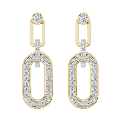Yellow Gold-Meridian Lab-Grown Diamond Drop Earrings_view=TOP