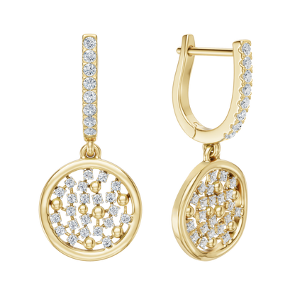 Yellow Gold-Atom Earrings_view=FRONT