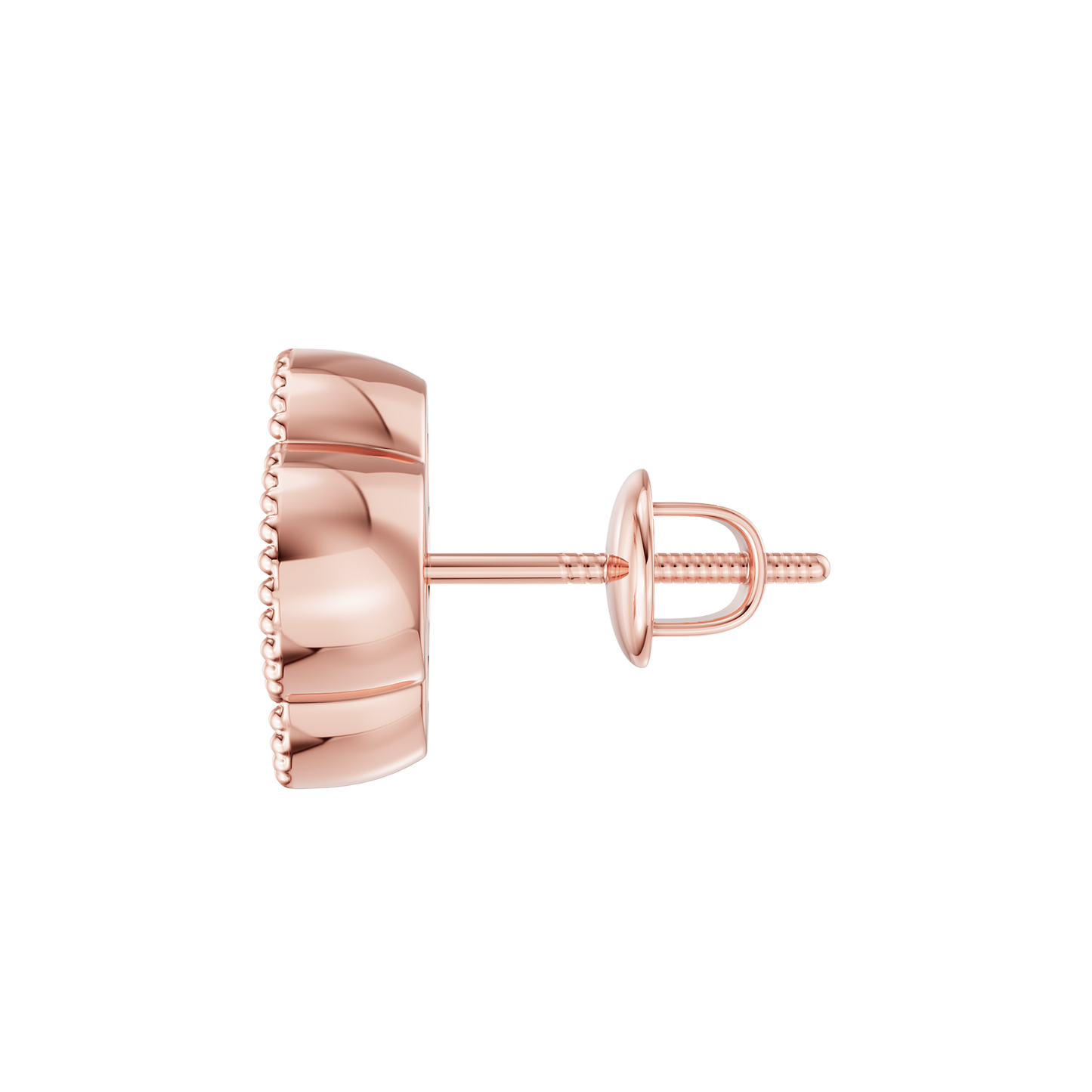 Pink Gold-Clover Pave Earrings_view=SIDE