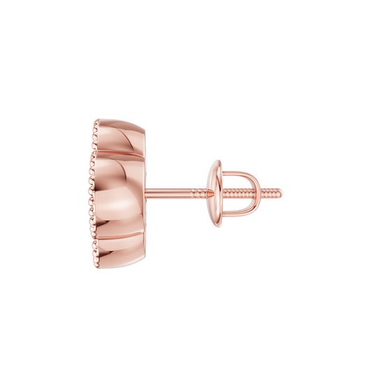 Pink Gold-Clover Pave Earrings_view=SIDE
