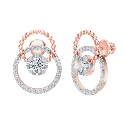 Pink Gold-Mermaid Link Earrings_view=3DV