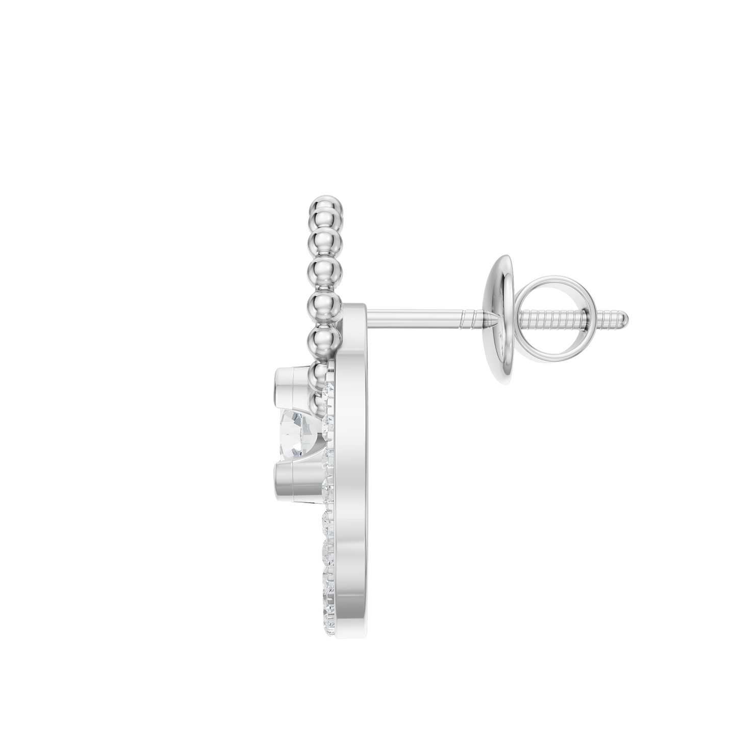 White Gold-Mermaid Link Earrings_view=SIDE