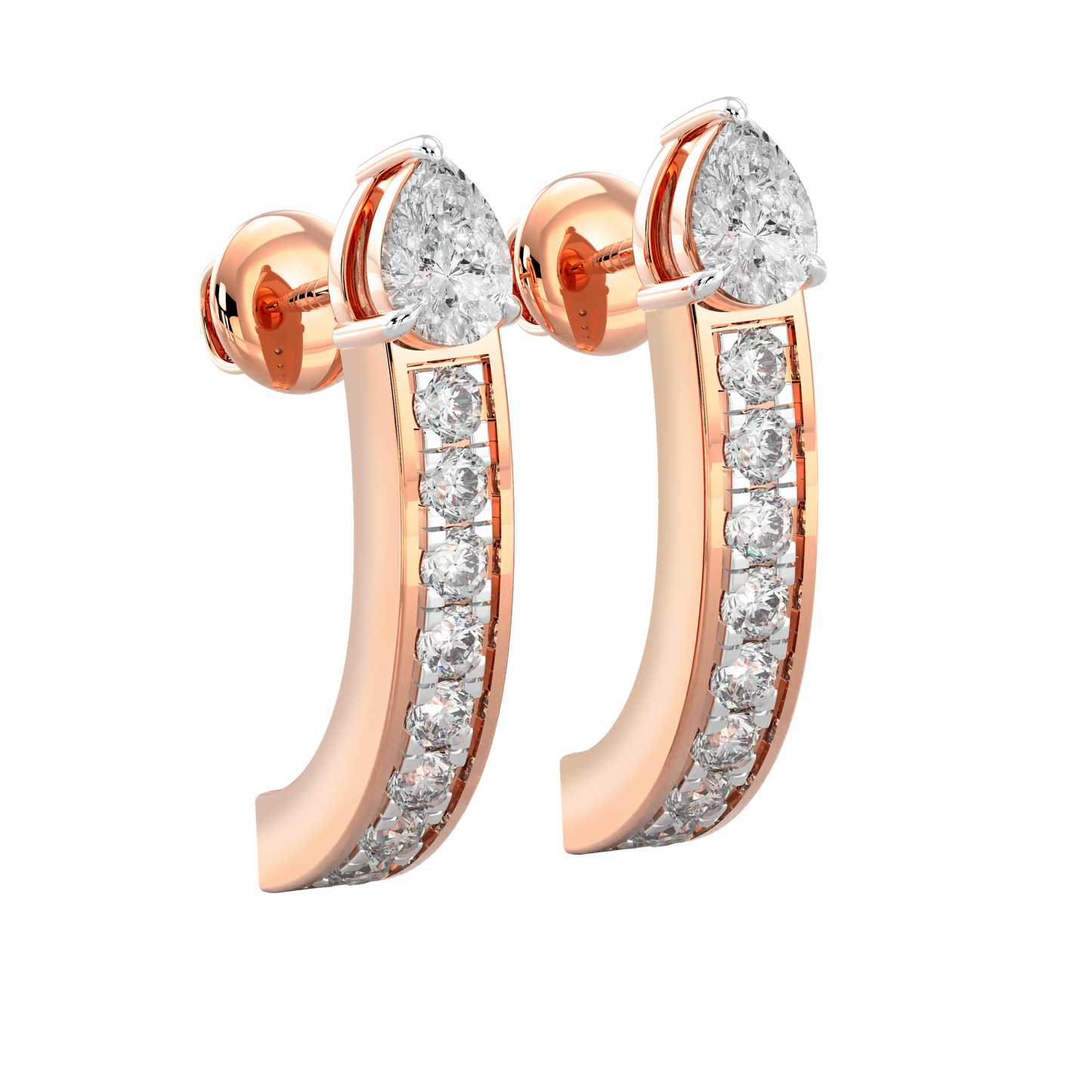 Pink Gold-Horizon Oval Lab-Grown Diamond Stud Earrings_view=3DV