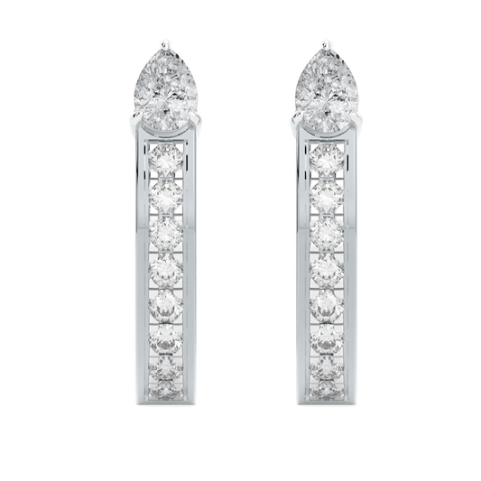 White Gold-Horizon Oval Lab-Grown Diamond Stud Earrings_view=TOP