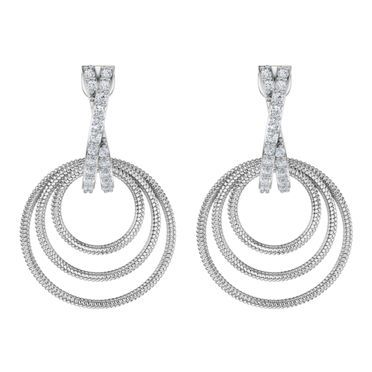White Gold-Flare Statement Solitaires Lab-Grown Diamond Drop Earrings_view=TOP