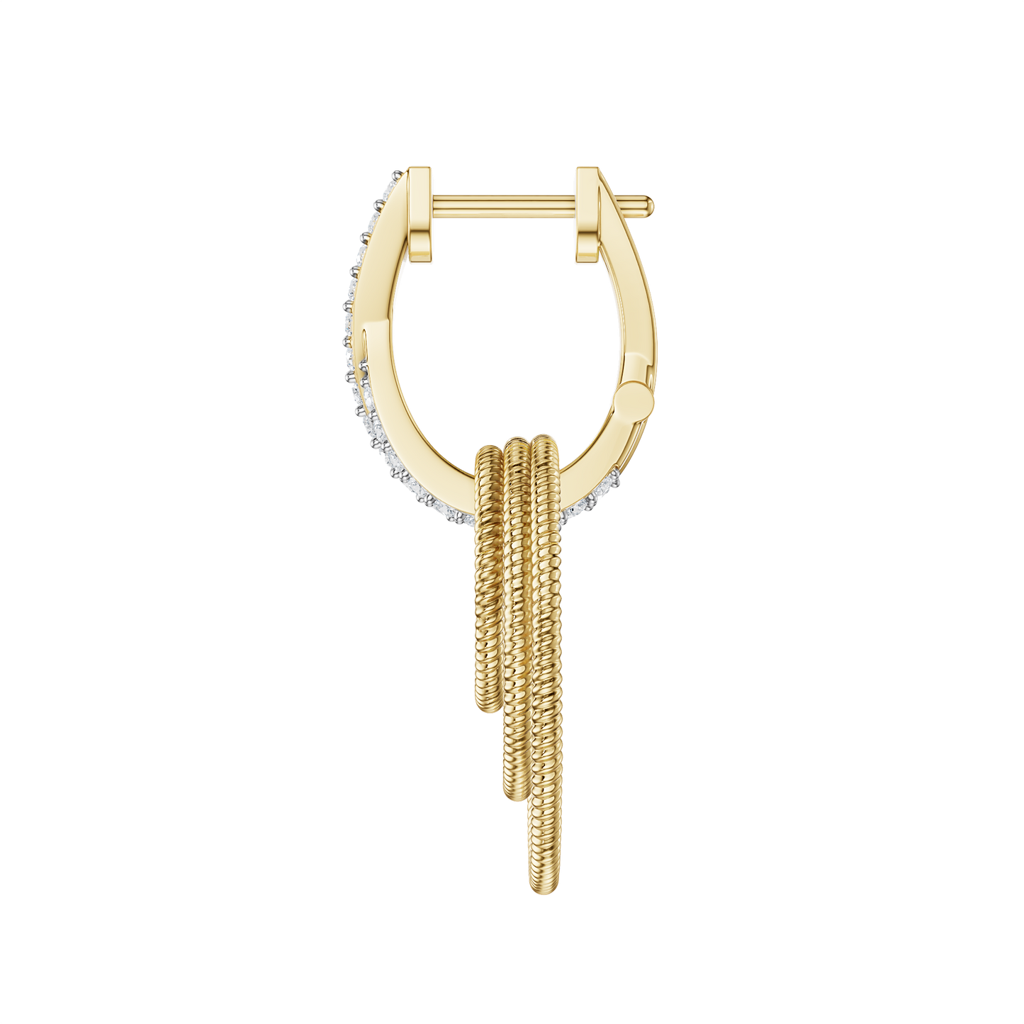 Yellow Gold-Flare Statement Solitaires Lab-Grown Diamond Drop Earrings_view=SIDE