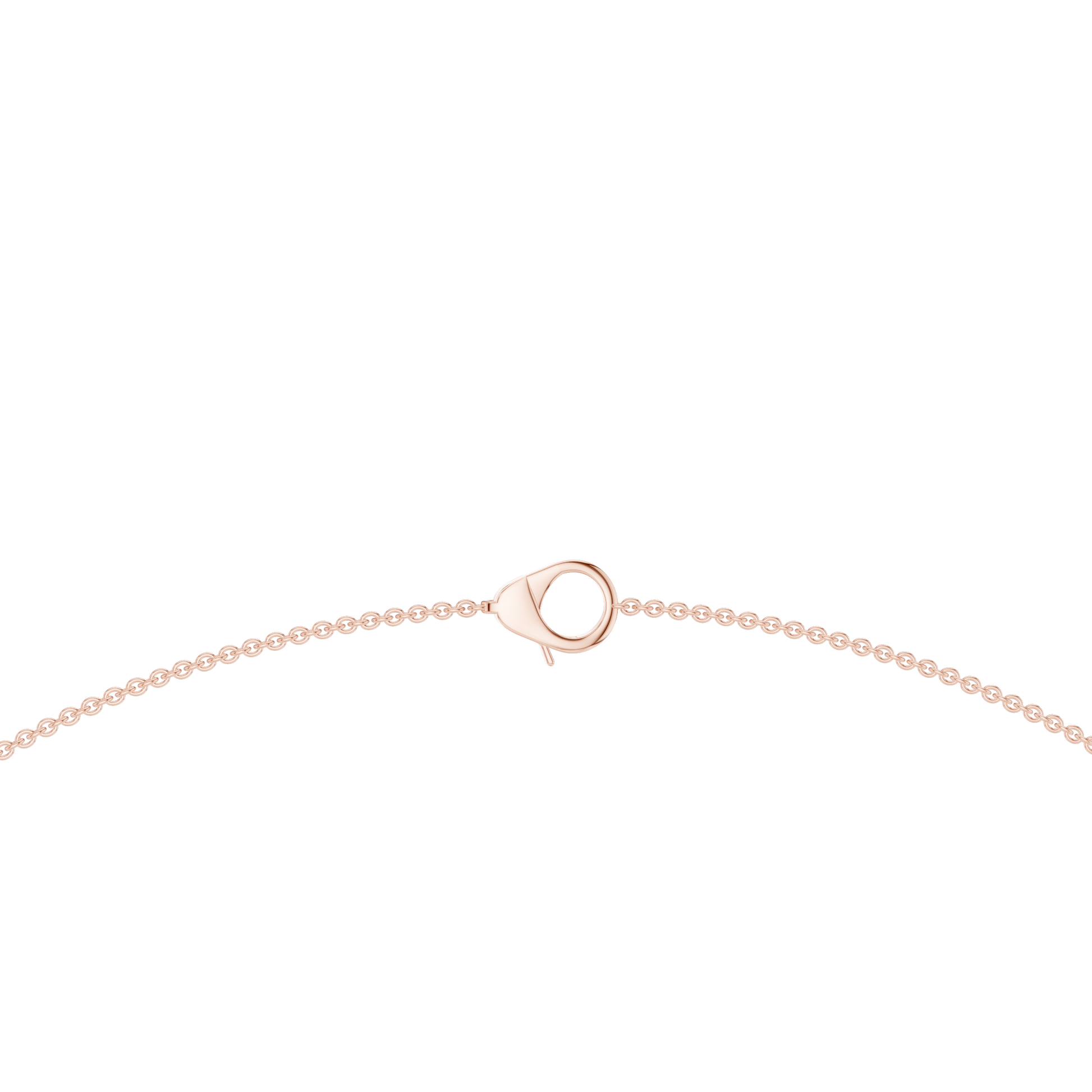 Pink Gold-Constellation Line Modern Gold Link Bracelet- Lab-Grown Diamond Necklace_view=LOCK