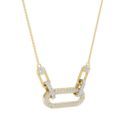 Yellow Gold-Orbitlink Chain Pendant_view=3DV