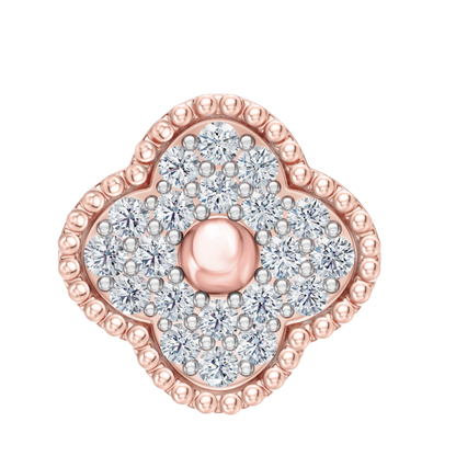 Clover  Pave Pendant