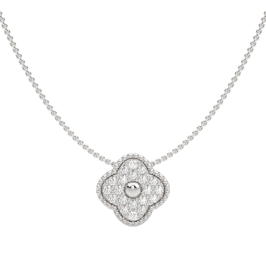 White Gold-Aurora Lab-Grown Diamond Necklace_view=TOP