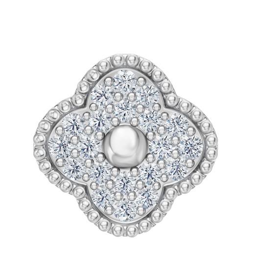 Clover  Pave Pendant