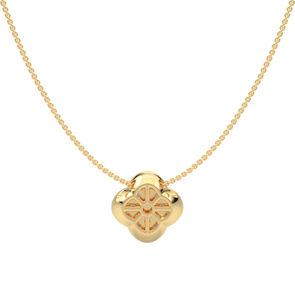 Yellow Gold-Aurora Lab-Grown Diamond Necklace_view=BACK