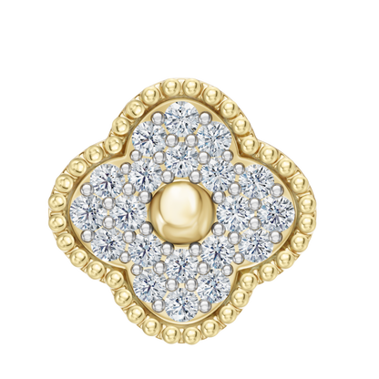 Clover  Pave Pendant