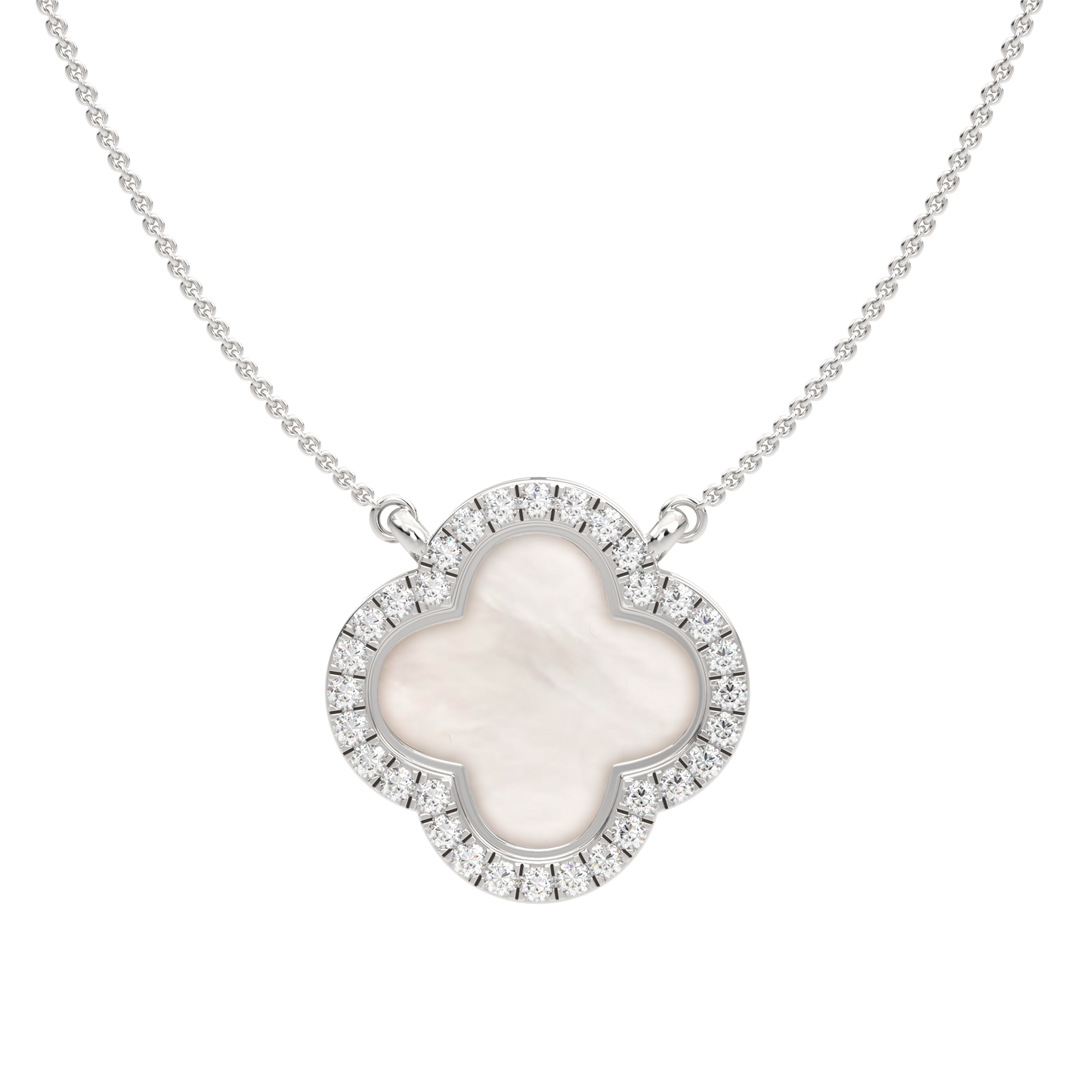 White Gold-Cosmic Drape Lab-Grown Diamond Necklace_view=TOP