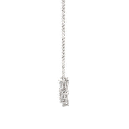 White Gold-Stardust Strand Modern Lab-Grown Diamond Mangalsutra Necklace_view=SIDE